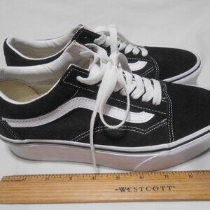 VANS OFF THE WALL EXCELLENT SNEAKERS SHOES SZ MEN 6.5 WOMEN SZ 8 SUEDE LEATHER